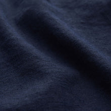 Load image into Gallery viewer, Navy Blue Linen Blend Knee Length Shorts