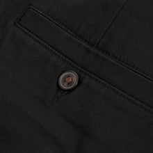 Load image into Gallery viewer, Black Slim Fit Stretch Chinos Shorts