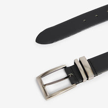 Load image into Gallery viewer, Black Leather Belt