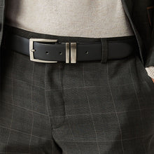 Load image into Gallery viewer, Black Leather Belt