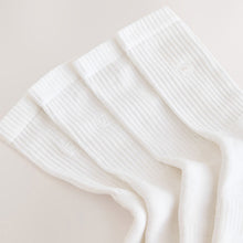 Load image into Gallery viewer, White Sports Socks Four Pack