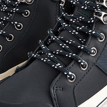 Load image into Gallery viewer, Navy Thinsulate™ Lace Up High Top (Older Boys)