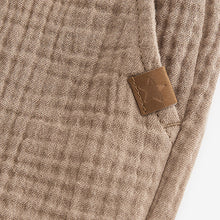 Load image into Gallery viewer, Tan Brown Soft Textured Cotton Shorts