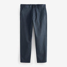 Load image into Gallery viewer, Blue Grey Mid Straight Fit Stretch Chinos Trousers