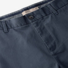 Load image into Gallery viewer, Blue Grey Mid Straight Fit Stretch Chinos Trousers