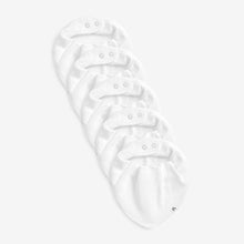 Load image into Gallery viewer, White Baby 100% Cotton Bibs 5 Pack