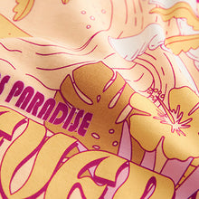 Load image into Gallery viewer, Cream/ Yellow/ Pink 100% Cotton Short Pyjamas 2 Pack