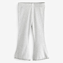 Load image into Gallery viewer, Grey Rib Flare Leggings (3mths-7yrs)