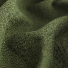 Load image into Gallery viewer, Khaki Green Linen Blend Boy Shorts