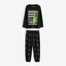 Load image into Gallery viewer, Blue/Black Minecraft  Pyjamas 2 Pack (5-12yrs)