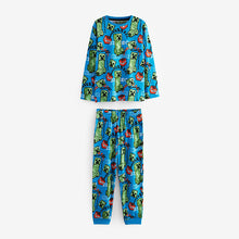 Load image into Gallery viewer, Blue/Black Minecraft  Pyjamas 2 Pack (5-12yrs)