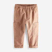 Load image into Gallery viewer, Peach Pink Side Pocket Pull-On Trousers