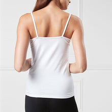 Load image into Gallery viewer, White Thin Strap Vest