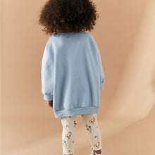 Load image into Gallery viewer, Blue Fairy Relaxed Fit Sweater And Leggings Set (3mths-4yrs)