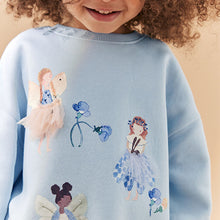 Load image into Gallery viewer, Blue Fairy Relaxed Fit Sweater And Leggings Set (3mths-4yrs)