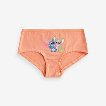 Load image into Gallery viewer, Blue/Orange Lilo And Stitch Hipster Briefs 5 Pack