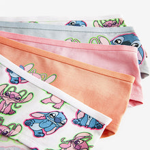 Load image into Gallery viewer, Blue/Orange Lilo And Stitch Hipster Briefs 5 Pack