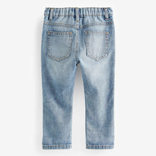 Load image into Gallery viewer, Light Blue Denim 100% Cotton Distressed Jeans (3mths-5-6yrs)