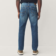 Load image into Gallery viewer, Blue Mid Slim Fit Authentic Stretch Denim Jeans