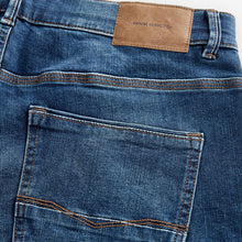 Load image into Gallery viewer, Blue Mid Slim Fit Authentic Stretch Denim Jeans