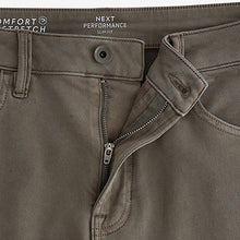 Load image into Gallery viewer, Mushroom Brown Slim Fit Comfort Stretch Jeans