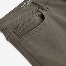 Load image into Gallery viewer, Mushroom Brown Slim Fit Comfort Stretch Jeans