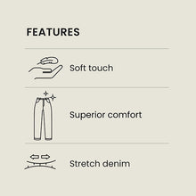 Load image into Gallery viewer, Mushroom Brown Slim Fit Comfort Stretch Jeans