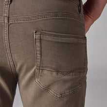 Load image into Gallery viewer, Mushroom Brown Slim Fit Comfort Stretch Jeans