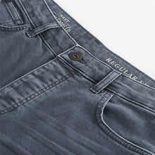 Load image into Gallery viewer, Blue Regular Fit Overdyed Denim Jeans