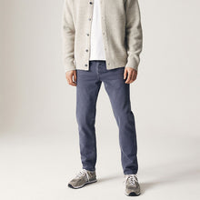 Load image into Gallery viewer, Blue Regular Fit Overdyed Denim Jeans