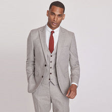 Load image into Gallery viewer, Light Grey Flannel Suit Waistcoat