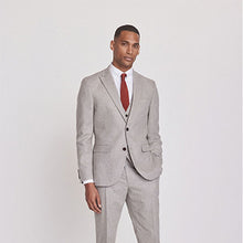 Load image into Gallery viewer, Light Grey Flannel Suit Waistcoat