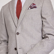 Load image into Gallery viewer, Light Grey Flannel Suit Waistcoat