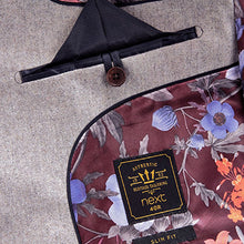 Load image into Gallery viewer, Light Grey Flannel Suit Waistcoat