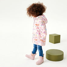 Load image into Gallery viewer, Pink Unicorn Shower Resistant Printed Cagoule Jacket (3mths-6yrs)