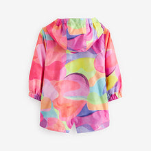 Load image into Gallery viewer, Pink Shapes Shower Resistant Printed Cagoule Jacket (3mths-6yrs)