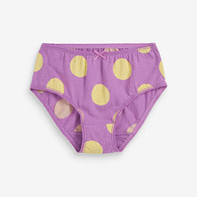 Load image into Gallery viewer, Pink/Purple Spot 7 Pack Briefs (1.5-12yrs)