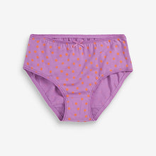 Load image into Gallery viewer, Pink/Purple Spot 7 Pack Briefs (1.5-12yrs)