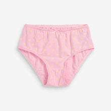 Load image into Gallery viewer, Pink/Purple Spot 7 Pack Briefs (1.5-12yrs)