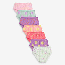 Load image into Gallery viewer, Pink/Purple Spot 7 Pack Briefs (1.5-12yrs)