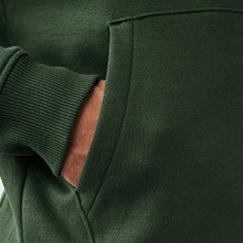 Load image into Gallery viewer, Khaki Green Jersey Cotton Rich Overhead Hoodie