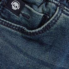 Load image into Gallery viewer, Dark Blue Jersey Denim Shorts (3-12yrs)