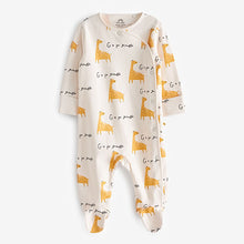 Load image into Gallery viewer, White Character Baby Sleepsuits 3 Pack (0-2yrs)