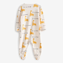 Load image into Gallery viewer, White Character Baby Sleepsuits 3 Pack (0-2yrs)