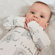 Load image into Gallery viewer, White Character Baby Sleepsuits 3 Pack (0-2yrs)