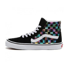 Load image into Gallery viewer, VANS SK8-HI IRIDESCENT CHECK SHOES