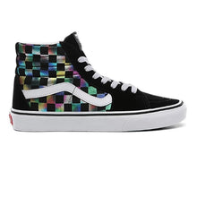 Load image into Gallery viewer, VANS SK8-HI IRIDESCENT CHECK SHOES