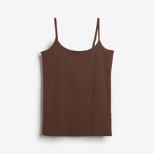 Load image into Gallery viewer, Chocolat Brown Thin Strap Vest