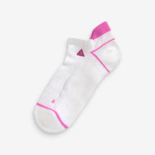Load image into Gallery viewer, White Next Active Sports COOLMAX Active Trainer Socks 3 Pack