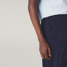 Load image into Gallery viewer, Navy Blue Regular Fit Stretch Chino Trousers (3-12yrs)